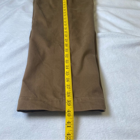 Brooks Brothers 346 Dark Camel Twill Pants W34/L30 - Picture 4 of 7